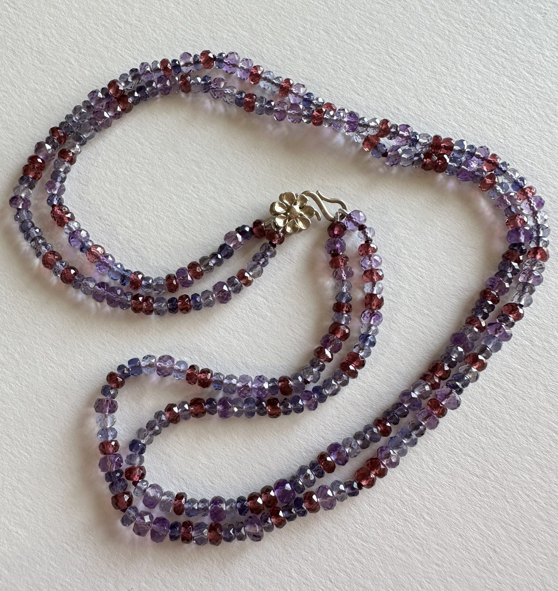 Mixed Stones with Petal Clasp