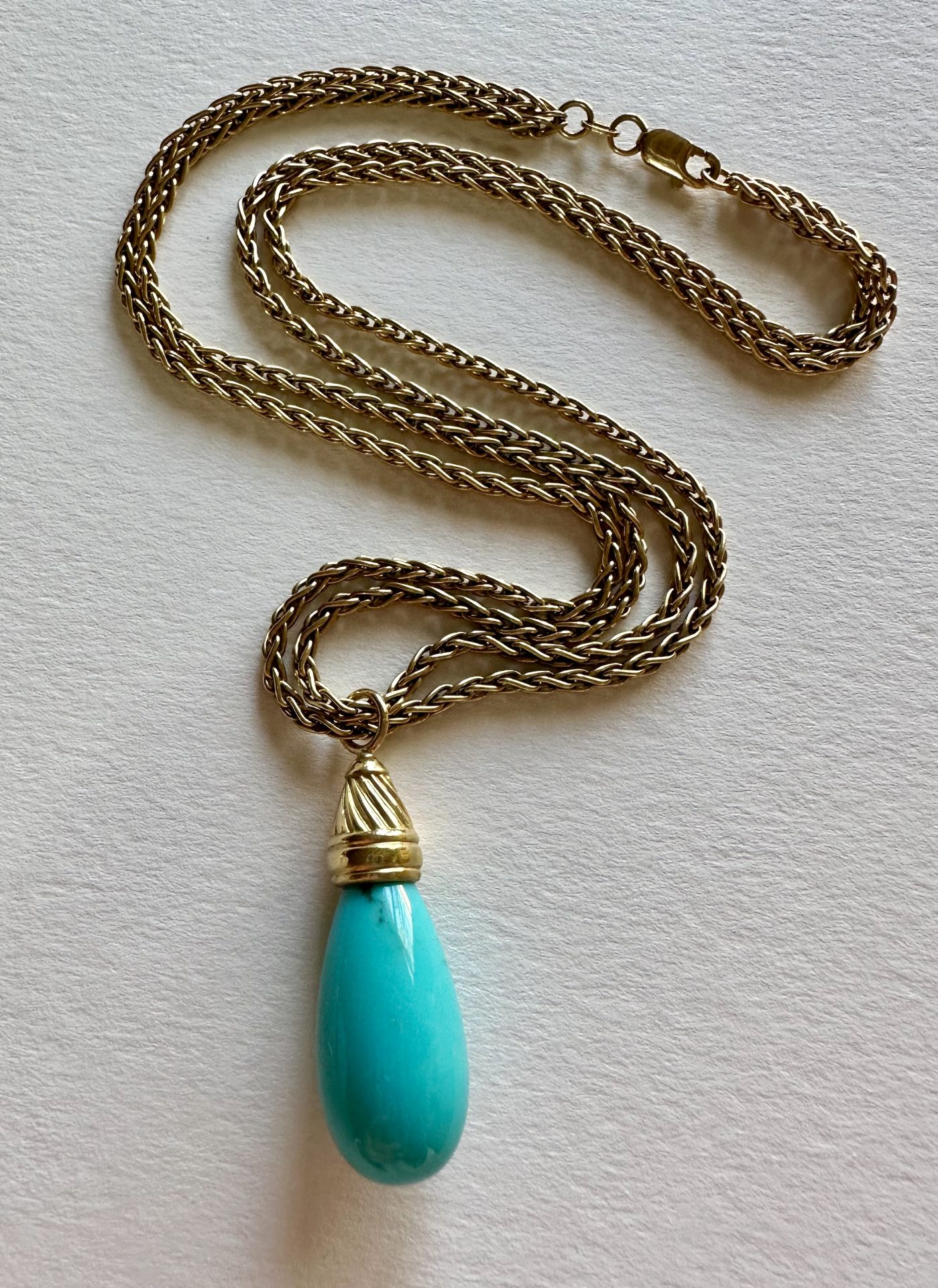 Turquoise drop